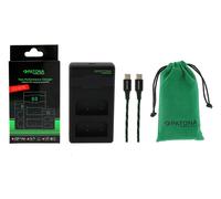 Chargeur rapide Dual Olympus BLX-1 + câble