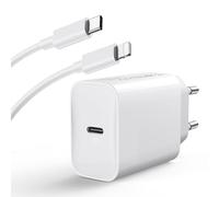 Chargeur Charge Rapide pour iPhone 14/14 Pro/14 Pro Max/14 Plus 13 12 11 SE XR X XS 8 7, iPad Air Mini, AirPods, 30 W USB C Chargeur Rapide avec 2 m Câble USB C Rapide Tête Murale Adaptateur