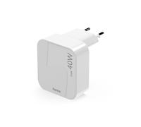 Chargeur rapide, GaN, 1 USB-C, mini-chargeur pliable, PD, 40 W, blanc