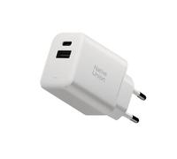 Chargeur Mural Double Port USB-C / USB-A GaN Power Delivery 45W Blanc