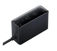 Chargeur rapide intelligent Baseus GaN 3C+U+DC 240 W + câble DC-DC 240 W (1 m) noir