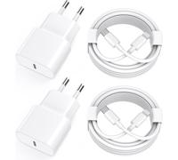 Chargeur Rapide iPhone 11 12 13 14,4Pack [Certifi¿¿ Apple MFi ] Chargeur de Adaptateur avec 2M USB-C de donn¿¿es Lightning Cordon de Charge Compatible avec iPhone 14 13 12 11 Pro Max XS XR X