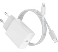 Chargeur Rapide iPhone 13 - 13 MINI - 13 PRO - 13 PRO MAX - 25W + Câble 1 mètre USB C Lightning - Straße Tech ®