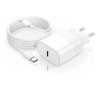 Chargeur Rapide iPhone 13 14, Apple MFi Certified 20W USB C Chargeur iPhone avec câble de Charge Original Lightning iPhone 2m [161]