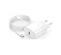 Chargeur Rapide iPhone 15 - iPhone 15 MINI - iPhone 15 PRO - iPhone 15 PRO MAX - 20W + Câble 1 mètre USB C USB type C-