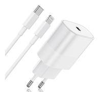 Chargeur Rapide iPhone[Apple Certifi¿¿] 20W USB C Adaptateur Secteur et 2M Lightning Apple Cable pour iPhone 14/14 Plus/14 Pro/14 Pro Max/13/12/11/SE/X/XS/XR