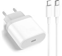 Chargeur Rapide iPhone, [Certifié Apple MFi] Chargeur USB C 20W avec Câble USB C vers Lightning 1M Alimentation PD 3.0 Adaptateur Secteur Prise Charge Compatible avec iPhone 14 Pro/13/12/11/X/XS/XR/8