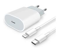 Chargeur Rapide iPhone USB C - Certifié MFi - 20W - 1 mètre - Compatible iPhone 13/12/11/SE/XR/X/8 Plus