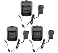 Chargeur rapide KSC-32 pour radio Kenwood NEXEDGE NX-410NX-411TK-2180TK-3180 (3 pièces)