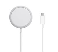 Chargeur Rapide Magnétique 15W acce2s® pour Apple iPhone 16 Plus 16 Pro Max 15 Plus 15 Pro Max MagSafe® et PixelSnap® - Blanc