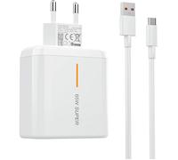 Chargeur Rapide Oppo 65W avec Câble USB C 2m pour Reno8 T Find N2 Flip X5 Pro X5 Lite X3 Neo Reno7 A54 A57 Oneplus 11 10T Nord 2T