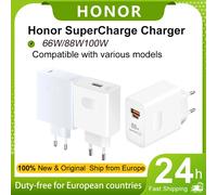 Honor Adaptateur secteur Supercharge Powadap 100W – Charge rapide, sécurité intégrée – Blanc