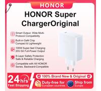 Honor Adaptateur secteur Supercharge Powadap 100W – Charge rapide, sécurité intégrée – Blanc