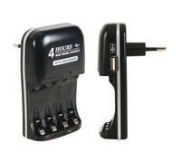 CHARGEUR RAPIDE POUR ACCUS NIMH AVEC SORTIE USB