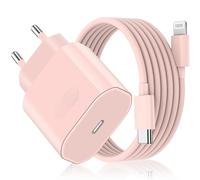 Chargeur Rapide pour iPhone 14/14 Pro/14 Pro Max/14 Plus/13 12 11 SE Mini X XS XR 8, Prise Adaptateur Secteur Embout USB C 25W et 2M Cable Secteur