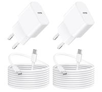 Chargeur Rapide pour iPhone 17 16 15,2Pack Chargeur USB C 20W avec 3M Type C Cable Adaptateur Secteur Mural Alimentation pour Apple iPhone 17/17Air/17Pro Max/16/16 Pro/16 Pro Max/15/15 Pro/15 Pro Max