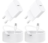 Chargeur Rapide pour iPhone 17 16 15,2Pack Chargeur USB C 20W avec 3M Type C Cable Adaptateur Secteur Mural Alimentation pour Apple iPhone 17/17Air/17Pro Max/16/16 Pro/16 Pro Max/15/15 Pro/15 Pro Max