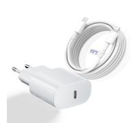 Chargeur Rapide pour Phone,2packs USB C Chargeur Certifié MFi avec 30W 6ft câble Compatible Chargeur Rapide PD3.0 USB C pour Phone 14/Plus/Pro/Pro Max/13/12/11/XS/XS Max/XR/X