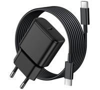 Chargeur Rapide pour Samsung 25W Chargeur USB C Charge Rapide pour Samsung Galaxy S24/S23/S22/S21 Ultra/S20/Note 20/10/9/8/A73/A53/A52/S10/S9,Adaptateur Type C Mural Alimentation Prise KRSEUB