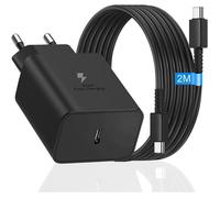 Chargeur Rapide Pour Samsung 45W,Port USB Type C,Câble 2m, Compatible avec Galaxy S24 ULTRA/S23/S22 Plus/S21 FE 5G/Note 20