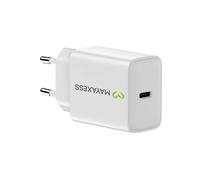 Mayaxess Chargeur Rapide pour Samsung Galaxy S25 USB-C 20W Blanc