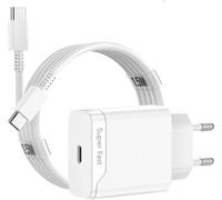 Chargeur Rapide Pour Séries Honor Magic 7 6 200 Lite/Pro/Smart, Adaptateur Secteur Avec Câble De Recharge Usb C