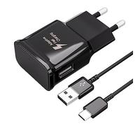 Chargeur Rapide pour Téléphone Samsung, Chargeur USB avec Câble USB Type C Compatible avec Samsung Galaxy S21, S20, S10, S9, S8, A13, A14, A23, A30, A40, Note10, 9, Chargeur de Tablette USB C