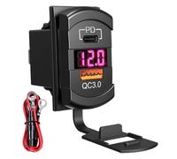 Chargeur rapide pour voiture | PD3.0 + QC3.0 Type C Chargeur de voiture Charge super rapide - Adaptateur USB pour voiture, chargeur de téléphone portable automobile pour camping-car, yacht, bateau