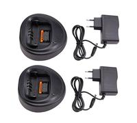 Chargeur Rapide Radio, Compatible Avec Motorola, GP3188, GP3688, EP459, DEP450, Comprend Un Adaptateur Secteur, Chargeur De Bureau À Unité Unique, Prise Ue