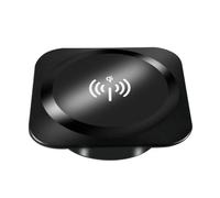 Chargeur rapide rond intégré de bureau pour téléphone 15, 14, 13 sans fil, station de charge invisible de 10 W