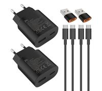 Chargeur Rapide S24 pro15 16 25W USB pour: iphone16 15 / Pro Max/Plus Samsung Galaxy s25 S24 S23 s22 s21 S20 S20 A56 A55 A54de Téléphone Portable Prise de câble de Charge Charge Adaptateur de Charge