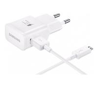 Chargeur Rapide Samsung Afc 2a Blanc + Câble 1,5 M Galaxy S7/ S7 Plus