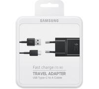 Samsumg EP-TA20EBE (15W) Chargeur rapide noir USB-C (Blister)
