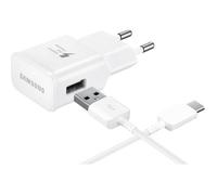 Chargeur Rapide - Samsung - EP-TA20EWE - Blanc - Compatible Galaxy S20 FE - USB ECB-DU4AWE
