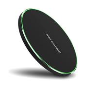 Chargeur rapide sans fil 10 W avec halo doux pour téléphone portable (pour Android)