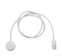 Chargeur rapide sans fil pour Fossil pour Gen 1 2 3 Q Founder Wander for Marshal, charge sûre avec protection contre les surtensions, compatible avec les chargeurs muraux de voiture USB, noir (blanc)