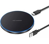 Chargeur Rapide sans Fil,Station de Charge sans Fil,Station de Charge inductive Compatible avec iPhone 8-17 Série,Samsung Galaxy S Note Z Série,Pixel 9 8 7 Pro Série, Airpod Pro/4/3,Galaxy Buds Série