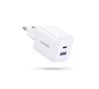 Chargeur Rapide UGREEN 30W GaN 1C1A Blanc, Compatible iPhone 17/16/15, Pixel 9, Galaxy S24/S23, Tab A8/S8, etc.