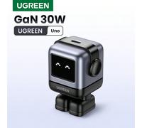 Chargeur rapide UGREEN RG 30W PD USB C GaN, adaptateur d'alimentation Nexode compatible avec 16/15 Pro Max, Galaxy S25 S24 S23 S22, Xiao Mi. Convient pour les voyages, le bureau, le dortoir et la mais