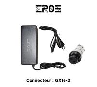 Chargeur Rapide Universel de Trottinette Électrique pour Batterie 60V / Connecteur : GX16-2
