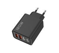 Chargeur rapide USB 120W, 4 ports PD, USB 3.0 Type C, pr ue US, adaptateur mural pour Xiaomi iPhone 16 15 Pro [H466]