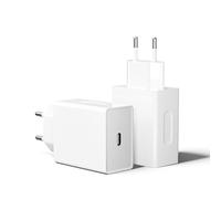 Chargeur Rapide USB-C 20 W(2 Packs) Compatible avec iPhone Fast, pour iPhone 17,17ProMax,17Pro,16,16ProMax,16Pro,15,15Pro,15ProMax, 14,13, 12, 11, SE, iPad,Samsung,XiaoMi,Chargeur USB C 20 W