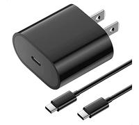 Chargeur rapide USB C 20 W pour iPad Pro 13/12,9/11" 2024/22/21/18, iPad 10e génération, iPad 2025 11", iPad Air 11/13"/5/4e, iPad mini 7/6e, bloc PD avec câble de charge USB C vers C de 3 m