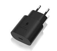 Chargeur Rapide Usb-C 25w Noir Pour Samsung Galaxy A40 A50 A70 A80 A41 A42 A51 - E.F.Connection