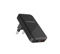 Chargeur Rapide USB C 35W, Elexlinco Double-Port Chargeur avec GaN 35W et QC 3.0 18W, Chargeur Rapide Compatible avec iPhone 14/13, Samsung Galaxy S23/S22, iPad, Smartwatch (Noir)