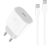 Chargeur Rapide Usb C 40 W Pour Iphone 17/17 Pro/17 Pro Max/17 Air, Iphone 16/15, Adaptateur Secteur Usb C Et Câble 2M, Power Delivery Fast Charger