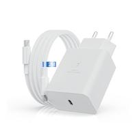 Chargeur rapide USB C 45 W pour Samsung Galaxy S24 S23 S22 S21 S20FE S10 S9 S8 A55 A54 A53 A52 A51 A50 A34 A33 A23 A13 A12,2 M Câble de charge avec bloc d'alimentation Fast Charger Connecteur chargeur