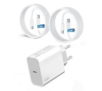 Chargeur Rapide Usb-C 45w + Câble Usb-C 1m+1.8m Pour Samsung Galaxy A16 A17 A36 A56 A07 - Blanc - Efconnection