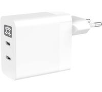Chargeur Rapide Usb C 65W Pd, 2 Sorties, Adaptateur Secteur Pour Macbook Pro 13', Macbook Air, Iphones Et Plus Encore.
