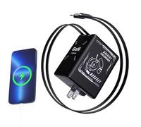 Chargeur Rapide USB C,Bloc De Charge Double Port pour Téléphone | Multiprise Rétractable pour Ordinateur Portable Téléphone Appareils | pour Ordinateur Portable et Appareils